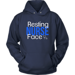 Resting Nurse Face Double Sided Hoodie