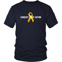 Conquer From Within Navy Tee