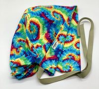 Summer Tie Dye Ponytail Scrub Hat