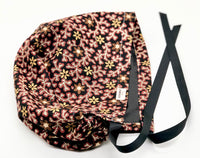 Brindle Floral Satin Lined Ponytail Scrub
