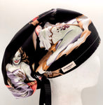 Zombie Satin Lined Ponytail Scrub Hat