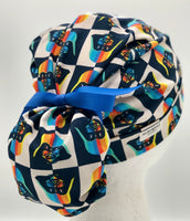 Retro Vader Ponytail Scrub Hat