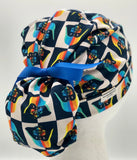 Retro Vader Ponytail Scrub Hat