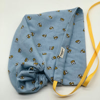 Bees Jersey Ponytail Scrub Hat
