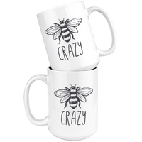 Bee Crazy Mug - 15oz