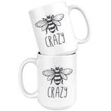Bee Crazy Mug - 15oz