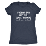 Sunday Call Tee - Heather Navy