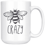 Bee Crazy Mug - 15oz