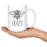 Bee Crazy Mug - 15oz